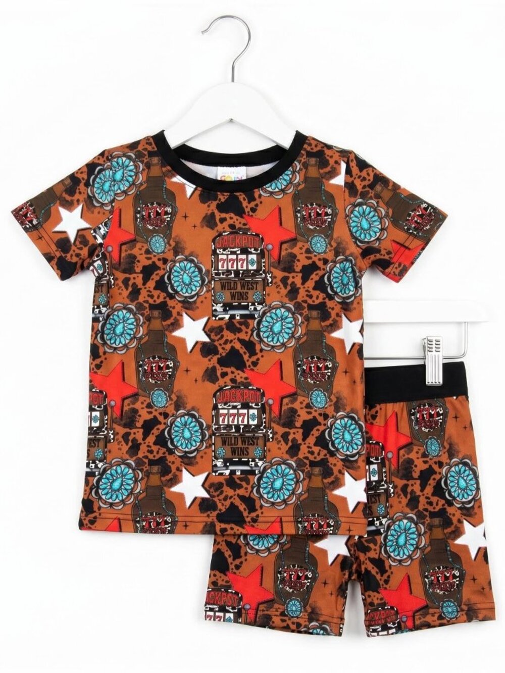 Bamboo Western Short Pajama Set